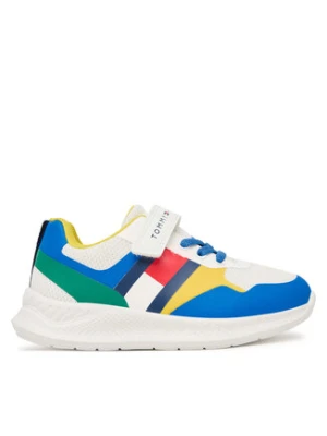Tommy Hilfiger Sneakersy Flag Low Cut Lace-Up/Velcro T1X9-34369-1843 M Kolorowy