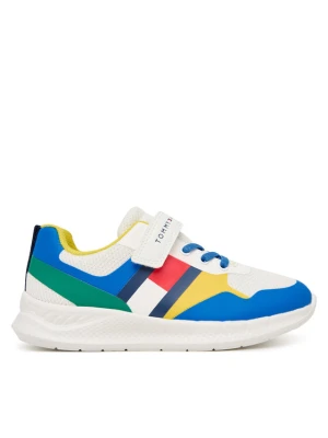 Tommy Hilfiger Sneakersy Flag Low Cut Lace-Up / Velcro T1X9-34369-1843 S Kolorowy