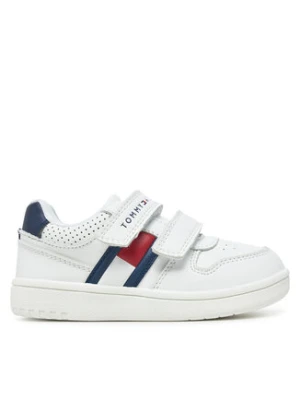 Tommy Hilfiger Sneakersy Flag Low Cut Velcro Sneaker T1X9-33841-1355 M Biały