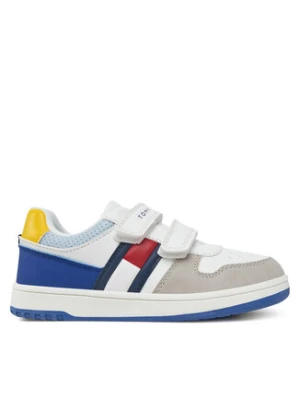 Tommy Hilfiger Sneakersy Flag Low Cut Velcro Sneaker T1X9-33844-1269 S Biały