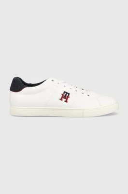 Tommy Hilfiger sneakersy FM0FM04350 CORE VULC VARSITY MONOGRAM kolor biały
