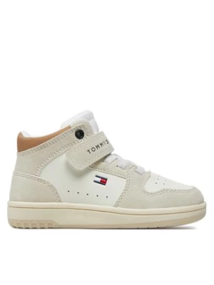 Tommy Hilfiger Sneakersy High Top Lace-Up/Velcro SneakerT3X9-33342-1269 M Biały
