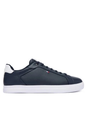 Tommy Hilfiger Sneakersy Icon Court FM0FM05946 Granatowy