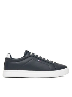 Tommy Hilfiger Sneakersy Icon Court Light Ess FM0FM05678 Granatowy