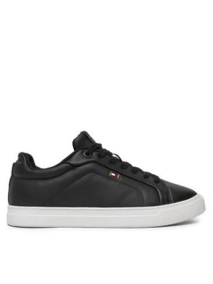 Tommy Hilfiger Sneakersy Icon Court Sneaker Flag FW0FW08327 Czarny