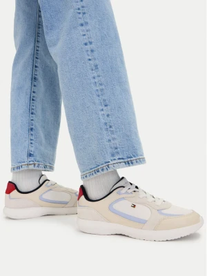 Tommy Hilfiger Sneakersy Light Runner FW0FW09409 Beżowy