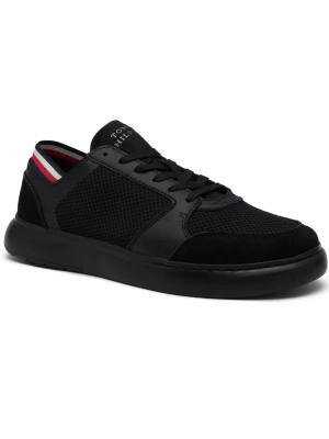 Tommy Hilfiger Sneakersy LIGHTWEIGHT CUP SEASONAL MIX | z dodatkiem skóry czarny