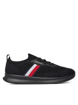 Tommy Hilfiger Sneakersy Lightweight Knitted Runner FM0FM05756 Czarny