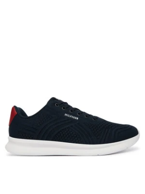 Tommy Hilfiger Sneakersy Lightweight Runner Mix FM0FM05755 Granatowy