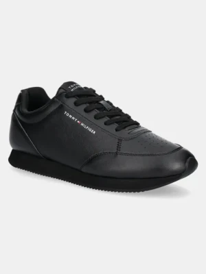 Zdjęcie produktu Tommy Hilfiger sneakersy LO RUNNER PU MIX męskie kolor czarny FM0FM05419