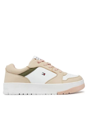 Tommy Hilfiger Sneakersy Low Cut Lace-Up Sneaker T3A9-33527-1269 S Biały