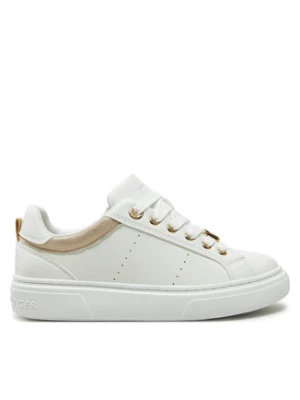 Tommy Hilfiger Sneakersy Low Cut Lace-Up Sneaker T3A9-33743-1355 S Biały