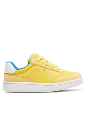 Tommy Hilfiger Sneakersy Low Cut Lace-Up Sneaker T3X9-33351-1694 M Żółty