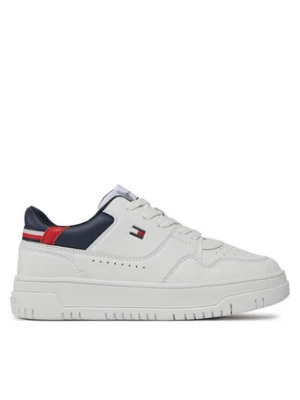 Tommy Hilfiger Sneakersy Low Cut Lace-Up Sneaker T3X9-33367-1355 S Biały