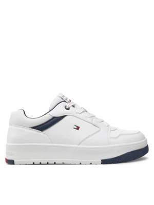 Tommy Hilfiger Sneakersy Low Cut Lace-Up Sneaker T3X9-33638-1351 Biały