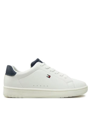 Tommy Hilfiger Sneakersy Low Cut Lace-Up Sneaker T3X9-33848-1355 S Biały