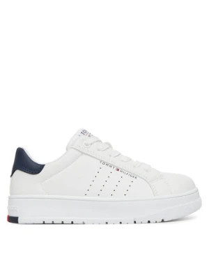 Tommy Hilfiger Sneakersy Low Cut Lace-Up Sneaker T3X9-33856-1355 M Biały