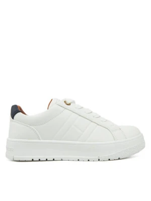 Tommy Hilfiger Sneakersy Low Cut Lace-Up Sneaker T3X9-33857-1355 S Biały