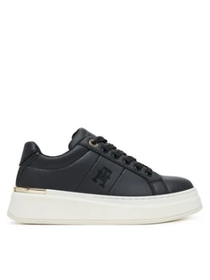 Tommy Hilfiger Sneakersy Low Cut Lace-Up T3A9-33985-1355 Czarny