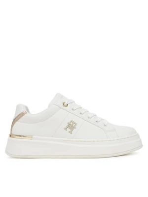 Tommy Hilfiger Sneakersy Low Cut Lace-Up T3A9-33985-1355 D Biały