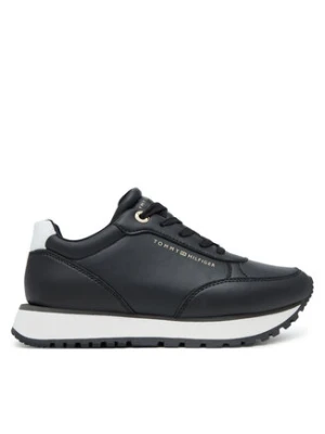 Tommy Hilfiger Sneakersy Low Cut Lace-Up T3A9-33996-1355X Czarny