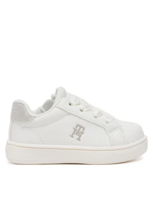Tommy Hilfiger Sneakersy Low Cut Velcro Sneaker T1A9-33728-1439 M Biały
