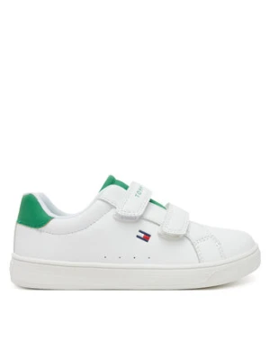 Tommy Hilfiger Sneakersy Low Cut Velcro Sneaker T1X9-33836-1355 S Biały