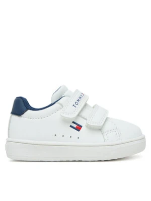 Tommy Hilfiger Sneakersy Low Cut Velcro Sneaker T1X9-34062-1355 M Biały