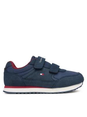 Tommy Hilfiger Sneakersy Low Cut Velcro Sneaker T1X9-35253-1960 S Granatowy