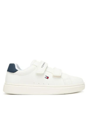 Tommy Hilfiger Sneakersy Low Cut Velcro T1X9-34338-1355 S Biały