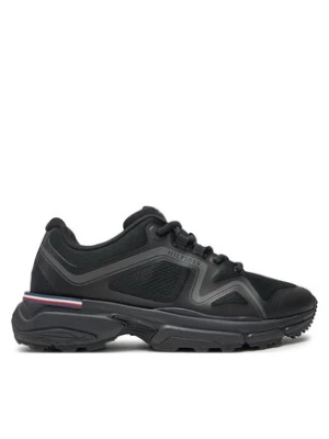 Tommy Hilfiger Sneakersy M Runner Tech Knit FM0FM05109 Czarny