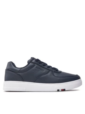 Tommy Hilfiger Sneakersy Modern Cup Corporate Lth FM0FM04941 Granatowy