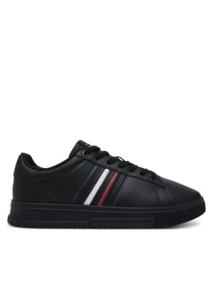 Zdjęcie produktu Tommy Hilfiger Sneakersy Modern Cupsole Stripes Lth FM0FM05406 Czarny