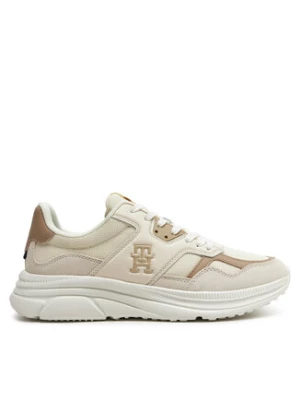 Tommy Hilfiger Sneakersy Modern Runner Mix FM0FM04937 Beżowy