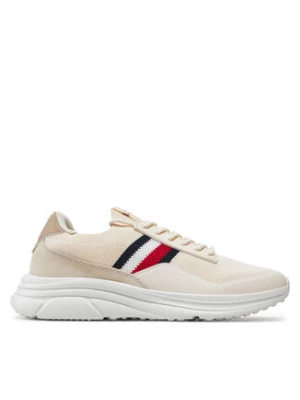 Tommy Hilfiger Sneakersy Modern Runner Premium Knit FM0FM05135 Beżowy