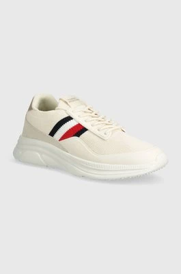 Tommy Hilfiger sneakersy MODERN RUNNER PREMIUM KNIT kolor beżowy FM0FM05135