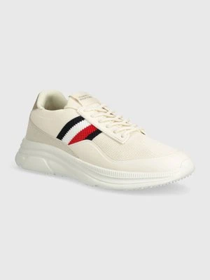 Tommy Hilfiger sneakersy MODERN RUNNER PREMIUM KNIT kolor beżowy FM0FM05135