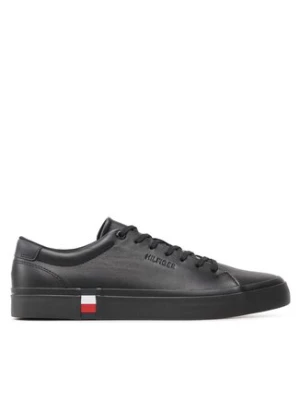Tommy Hilfiger Sneakersy Modern Vulc Corporate Leather FM0FM04351 Czarny