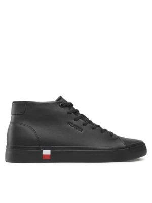 Tommy Hilfiger Sneakersy Modern Vulc Hi Corporate Lea FM0FM04352 Czarny