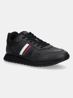 Tommy Hilfiger sneakersy NEW RUNNER EVA LTH STRIPES męskie kolor czarny FM0FM05637