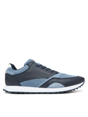 Tommy Hilfiger Sneakersy New Runner Eva Mix FM0FM05522 Niebieski