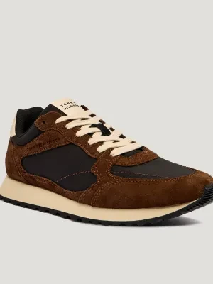 Tommy Hilfiger Sneakersy New Runner | z dodatkiem skóry