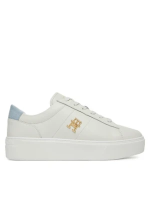 Tommy Hilfiger Sneakersy Platform Court Sneaker FW0FW08464 Biały