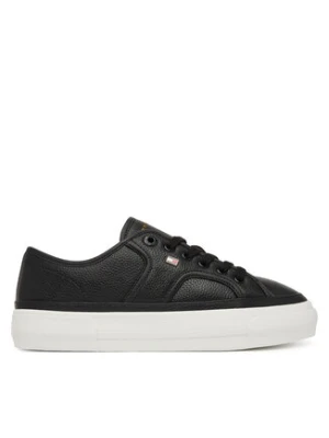 Tommy Hilfiger Sneakersy Platform Vulc Piping Ltr FW0FW09393 Czarny