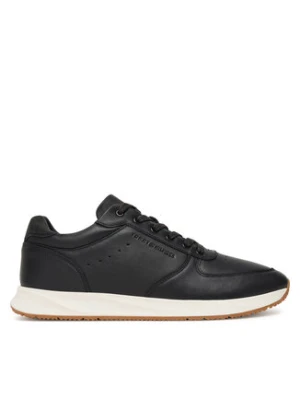 Tommy Hilfiger Sneakersy Premium Leather Hybrid FM0FM05700 Czarny