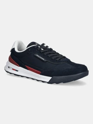 Tommy Hilfiger sneakersy RETRO RUNNER NYLON MIX męskie kolor granatowy FM0FM05523