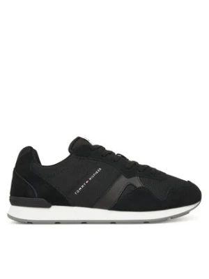 Tommy Hilfiger Sneakersy Runner Icon Mix FM0FM05679 Czarny