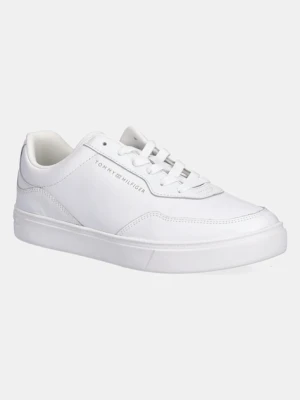 Tommy Hilfiger sneakersy skórzane CASUAL CUPSOLE SNEAKER damskie kolor biały FW0FW08689