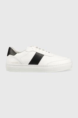 Tommy Hilfiger sneakersy skórzane kolor biały