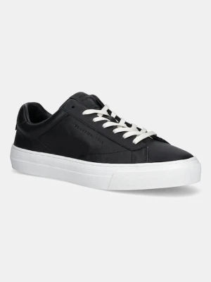 Tommy Hilfiger sneakersy skórzane PREMIUM DRESS CUPSOLE LTH męskie kolor czarny FM0FM05572